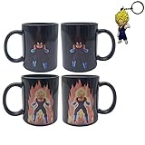 Vegeta Dragon Ball Z Changing Coffee Ceramic Cup Mug With Free Keychain