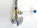 TT FLEX Brass Angle Stop Add-A-Tee Valve, 3/8 Inch Compression Inlet X 3/8 Inch Outlet, Pack of 4