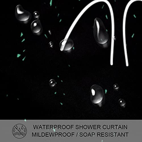 Rideau de douche chat vert anti-éclaboussures pour sols secs - 4