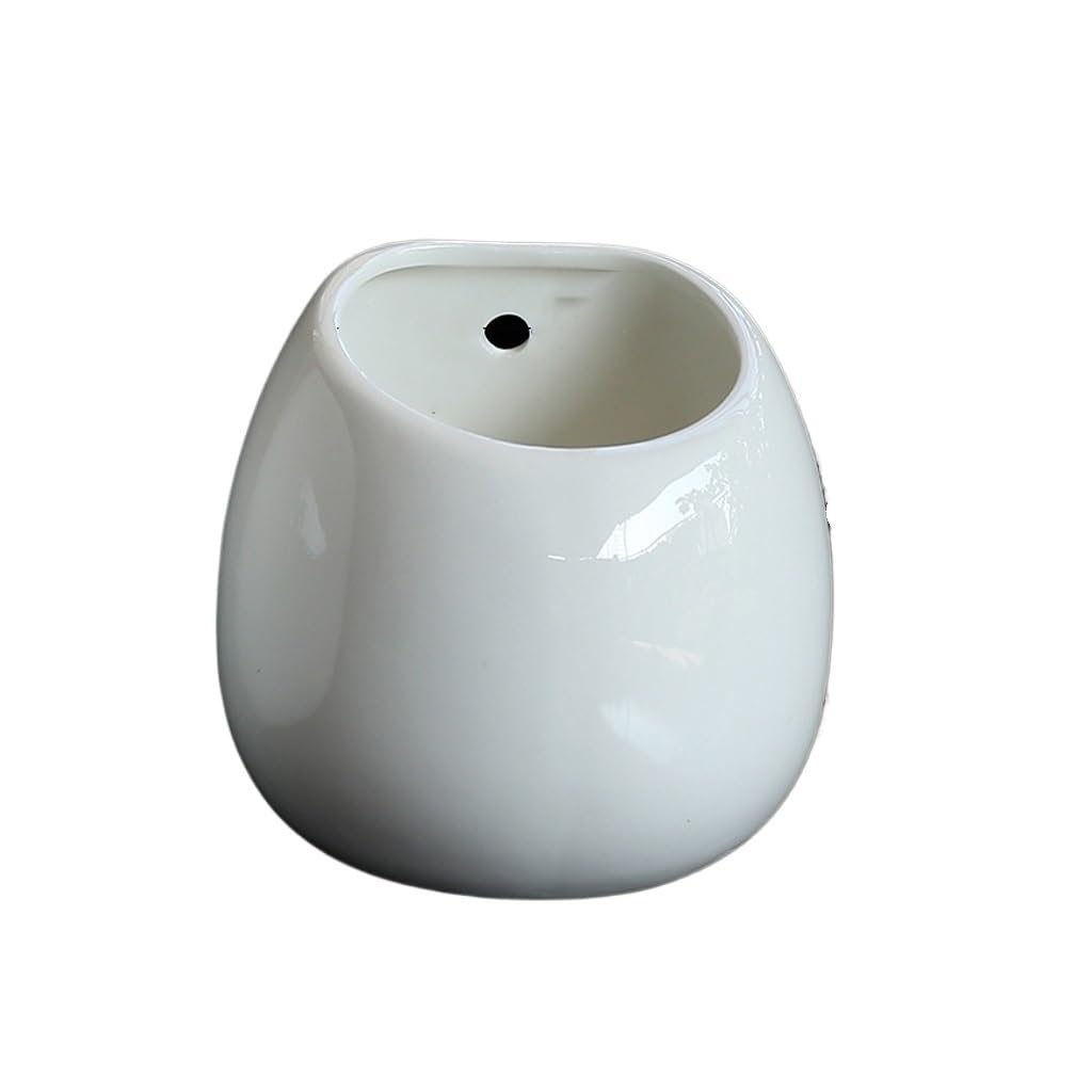 GELASIGE Flower Pots Ceramic Wall-mounted Flower Pots, Gardening Succulent Flower Pots, Wall-mounted Pothos Ceramic Pots Outdoor Flower Pots