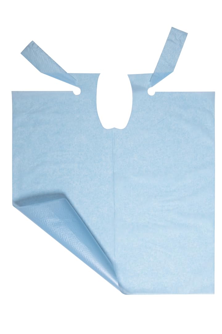 Gold Cura | Dental Bibs Roll | Dental Bibs with Tie | 3 Ply Bibs | Patient Bibs | Disposable Bibs | Tattoo Bibs | Pack of 80 Pieces | Size: 50x60cm | Colour: Blue (B0D5QXQ6SZ) Amazon Price History, Amazon Price Tracker