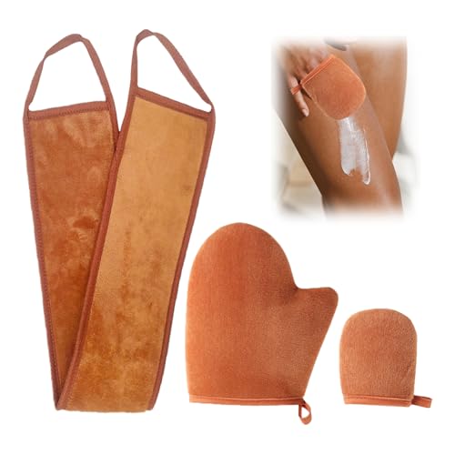 3 Pièces Gant Autobronzant, Gant Applicateur Autobronzants Corps Gant Applicateurs pour Autobronzant Gelule Huile Bronzante Autobronzant Gant Sunless Gloves Applicator Exfoliant Corps