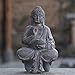 Home Buddhas Statue Solar Power Flickering LED Garden Light Meditations Buddhas Figures Spiritual Room Decorations Solar Buddhas Statue
