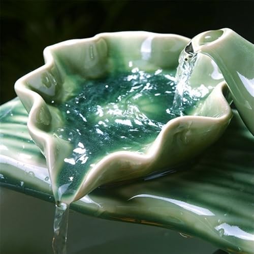 Fuente de agua interior contra el estrés con cascada relajante de mesa 4