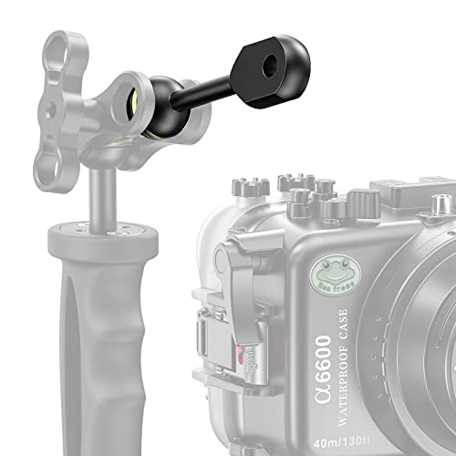 Seafrogs 3.0" Essential Diving Equipment Ball Arm Ball To Ys Mount Arm Underwater Photography Gear Lighting System Aluminum Alloy Diving Equipment Accessory Lightweight Arms Am-8 #TOP3