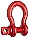 Crosby 1018482 Carbon Steel S-209 Screw Pin Anchor Shackle, Self-Colored, 3-1/4 Ton Working Load Limit, 5/8