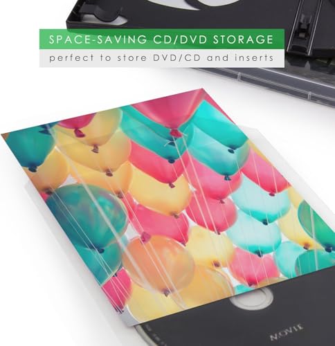 Image of Maxtek 50 Clear Stamp and Die Storage Pockets CPP Plastic Pockets, large 5.5 x 7.25 inches