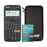 casio taschenrechner uhr einstellen Casio FX-82DE X Casio FX 82 DE X wissenschaftlicher ClassWiz Rechner + WYNGS Schutztasche schwarz + Fachbuch von CALCUSO