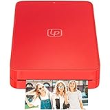 Lifeprint: Impresora portátil de Fotos y vídeos 2x3 para Dispositivos iOS y Android. Haz Que Tus Fotos cobren Vida con Realidad Aumentada - Rojo