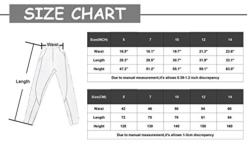 Lanbaosi Boys & Girls Sports Thermal Compression Base Layer Legging/Tights, Black, 12 #TOP6