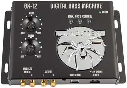 Soundstream BX-12 – Bass Processor | Car Audio Bass Restoration Processor with Remote Control | Epicenter Alternative for Factory & Aftermarket Sound Systems and Subwoofer Bass Booster