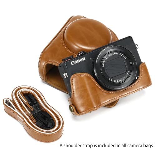 Funda para cámara de PU para Canon Powershot G7X miniatura 2