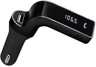 KaberTrade G7 Bluetooth FM Transmitter and Phone Charger - Black