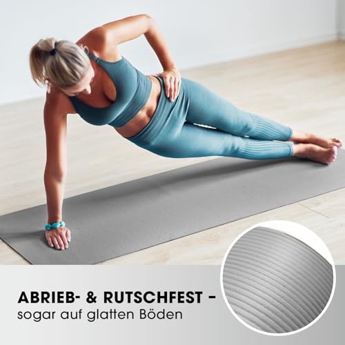 #DoYourFitness x World Fitness | Fitnessmatte "Ashanti" | 190x100x1cm | Phthalatfrei & rutschfest | Gymnastikmatte ideal für Yoga, Pilates… – Ansicht 2