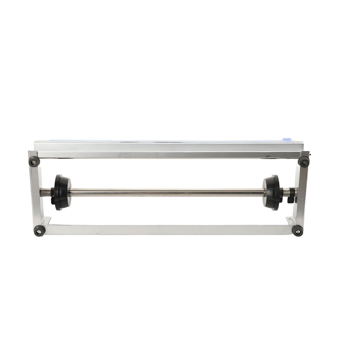LALABU Tisch-Stretchfolienspender, Folienspender Edelstahl 50 cm Verpackungsmaschine, Manueller Kommerzieller Verpackungsspender mit Schneider für Gewerbliche/Gastronomie-/Haushaltszwecke