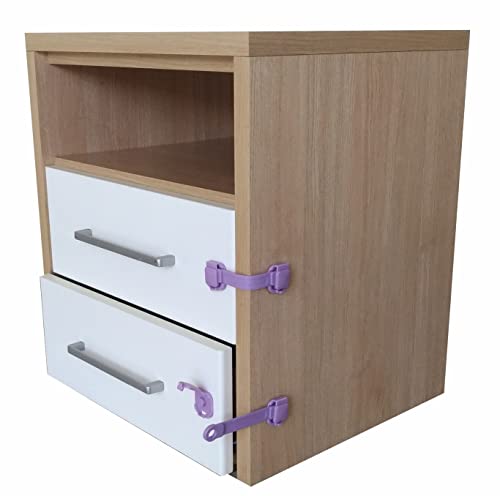 Kit 10 Travas Segurança Bebê Infantil Gaveta Armário Geladeira Microondas Vaso Sanitário Porta Freez