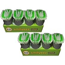 Smilyeez Replacement for Scotch Brite Brush, 4-Pack, Makes Your Dishwand Like New, Dishwand Brush Refills, Scotch Brite Brush Replacement, Easy to Install 2 Packs