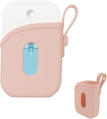 Silicone Case for Touchland Hand Sanitizer Spray, with Adjustable Strap & Keychain, Fits Power Mist & Glow Mist 1oz