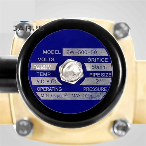 Électrovanne BSP 24VAC 1.5 pouces normalement fermée DN40 pour contrôle d'eau - 6
