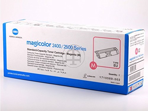 Toner magenta Konica Minolta Magicolor 2550 DN original contre les traces d'impression 1500p
