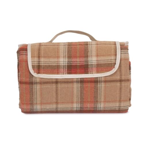 Red Hamper - Alfombra de Picnic (Forro Polar), Color Naranja