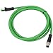 M12 to RJ45 Industrial Ethernet Cable M12 D Code 4Pin Male Cable IP67 Waterproof Connecting Line Wire - 3Meters/9.8ft