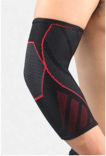 1 PCS Adjustable Elastic Knitted Fabric Elbow Support Pads Basketball Running Riding Arm Sleeve Warmers Guards Protector