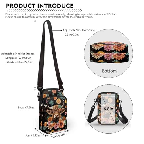 Image of Xpyiqun Small Crossbody Bag Women Phone Purses Sling Shoulder Handbag Cross Body Pouch Wallet Bags