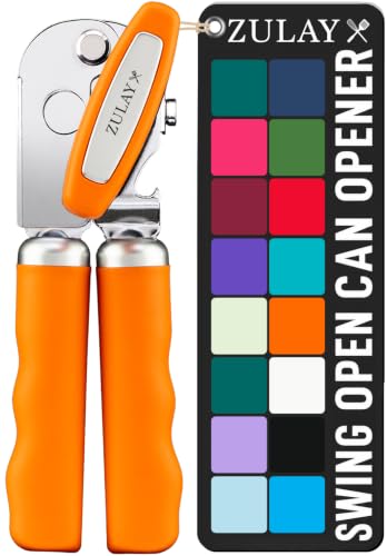 Image of Zulay Kitchen Stainless Steel Swing Open Manual Can Opener Comfortable Grip
