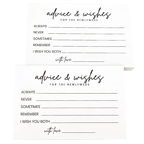 RXBC2011 Wedding advice and well wishes Cards for the Mr and Mrs Bride and Groom Newlyweds Bridal...
