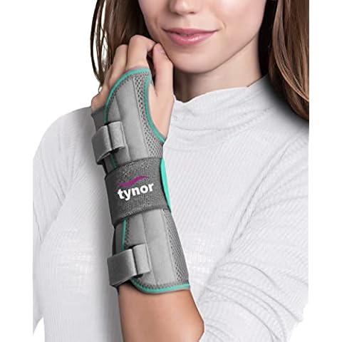 TYNOR Wrist & Forearm Splint, Grey, Right, XL, 1 Unit Cover