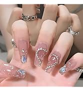 Amazon | COLORBIRD ネイルチップ ロング 24枚 ピンク ネイル 付け爪