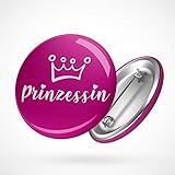 hellweger anzeiger kamen todesanzeigen Größe: ca. 6 cm Durchmesser Hellweg Druckerei Button Anstecker Prinzessin Krone Pink Süß niedlich Badge Abzeichen Pin