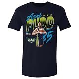 500 LEVEL Azzi Fudd Dallas Wings Player Pose Shirt (True Navy, Large)