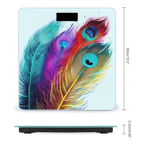 Báscula de Baño Digital con Pantalla LED y Vidrio Templado miniatura 2