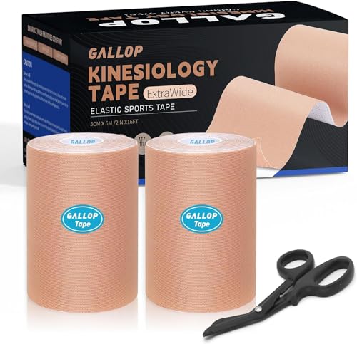 Cinta de kinesiología rollo ancho de 4 pulgadas x 16.4 pies cinta atlética K