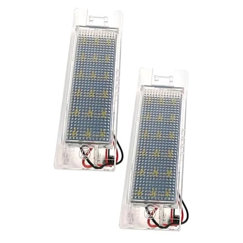 Luz de matrícula para Fiat Multipla y Grande Punto | Pack de 2 bombillas traseras de coche