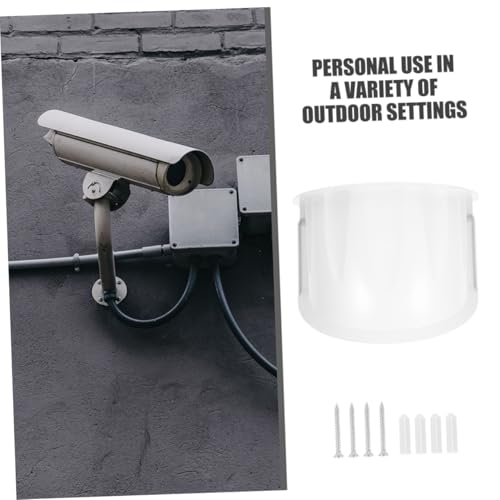 Protector de lluvia para cámara exterior Operitacx de abs blanco 3 uds 3