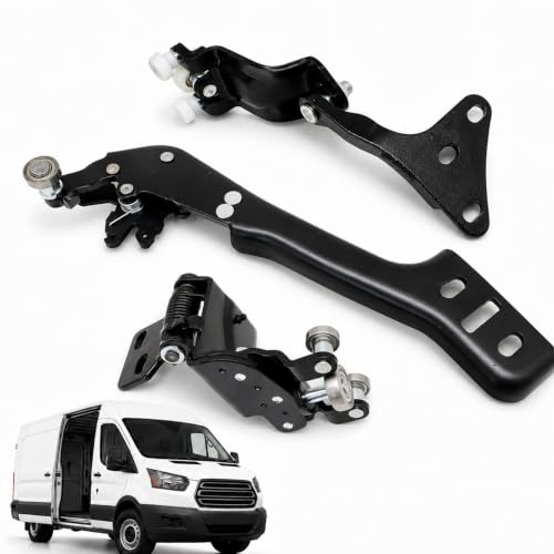 No Step Well Pad On Passenger Sliding Door Step - 2020 Ford Transit 3 FZJDSD Sliding Door Hinge Roller Set Right Side BK3Z1525028A KK3Z1525028AA KK3Z1525028E Compatible with Ford Transit 150 250 350 350HD 2015-2020 Sliding Door Hinge Roller Assembly Set