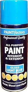 ALL PURPOSE LIGHT BLUE 400ML - Professional Satin Finish Spray Wood Color Paint