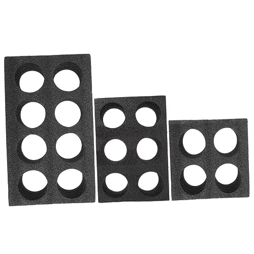 PRETYZOOM 3pcs Cup Holder Cups Holders Leakproof for Tea Drink Carriers Reusable Suction Drink Carrier Tray Beverages Coffee Cup Carrier Takeout Packing Supply Pearl re-usable