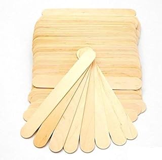 LARGE Wide Wood Wax Spatulas Applicator 6