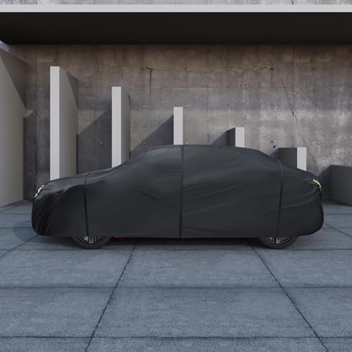 Image of 6 Layers Car Cover Custom Fit for 1998-2026 Porsche 911 (991 /992 /996 /997 Series) Carrera 4S /Turbo /Carrera, Waterproof All Weather Rain Sun Protector with Door Zipper