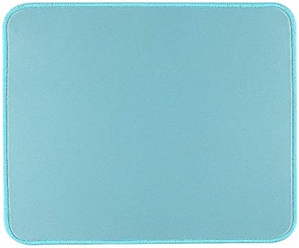 Mouse Pad with Stitched Edge, Premium Waterproof Computer Mouse Pads Gaming Mat, Non Slip Natural Rubber Mousepad for Laptop, Home&Office, 12.6x10.6x0.12in, Mint Green/Black Base