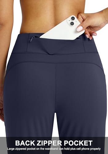Image of Soothfeel Women's Joggers with Zipper Pockets High Waisted Athletic Workout Yoga Pants Joggers for Women