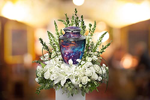 Image of Cosmic Galaxy Cremation Urns for Human Ashes Adult Female Urns for Ashes