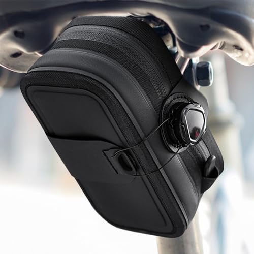 Sacoche de selle de vélo à fermeture rotative étanche - 2
