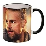 Elbenwald Taza con Motivo de Kai y Logo para los Fans de Rebel Moon 320 ml Cerámica Multicolor