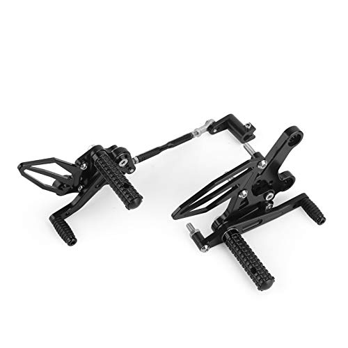 Areyourshop Motorcycle Rearset Foot Pegs, Adjustable Rear Set Footrests Rearset Foot Boards Fits For Kawasaki Ex250P Ninja 250 2018-2020, Ex400 Ninja 400 2018-2020 #TOP4