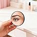 Tbestmax 4 Pcs 5X 10X Magnifying Mirror, Small Travel Magnifying Makeup Mirror with Suction Cup, 3.5 inches